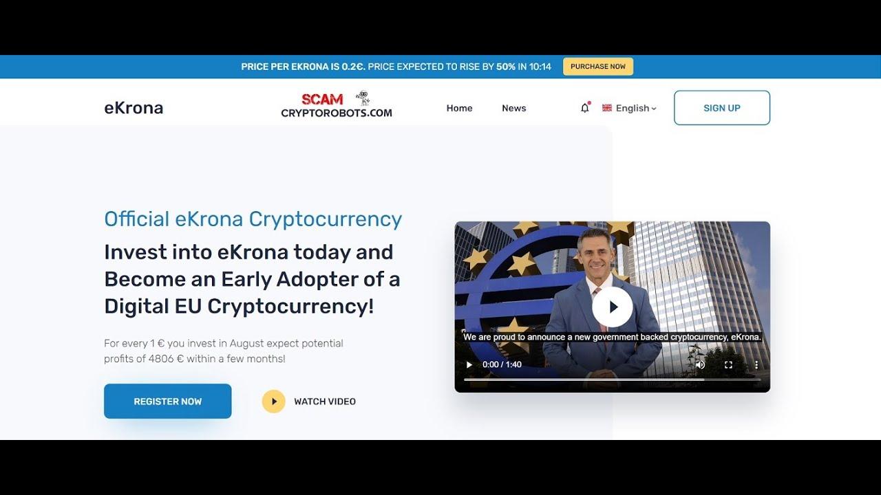 eKrona Cryptocurrency Review. Viral eKrona Cryptocurrency Scam Exposed With Proof (AVOID IT)