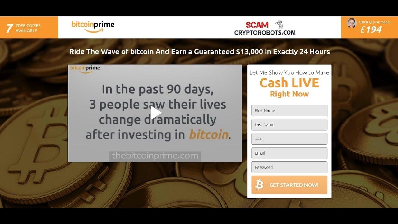 Bitcoin Prime Review, Cloned Scam By Steve McKay Exposed!